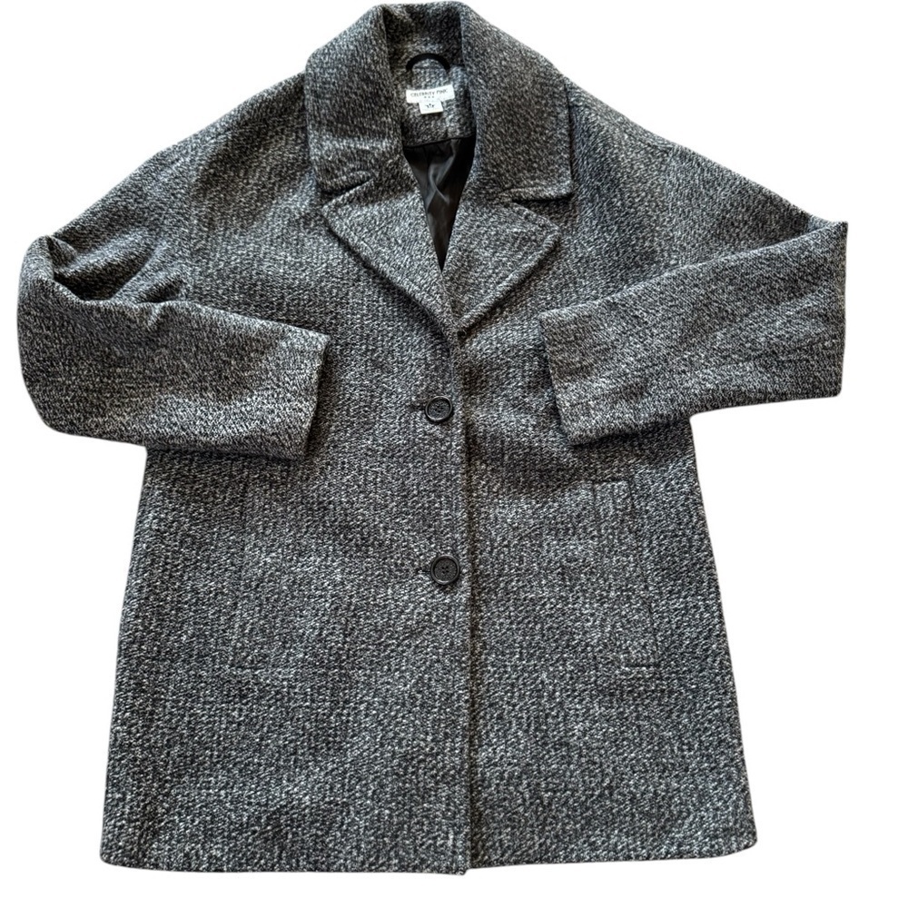 Women’s Celebrity Pink Gray Pea Coat Size Medium